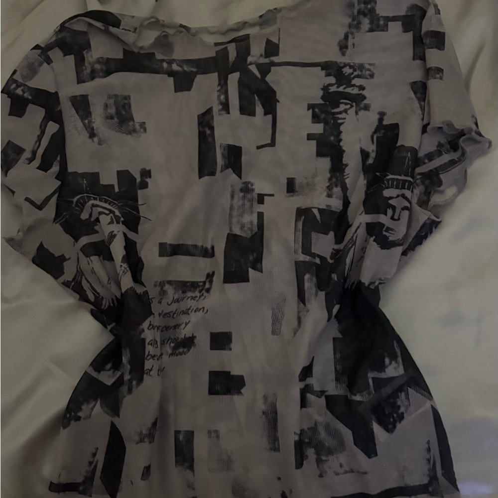 Abstract Print Women's Top